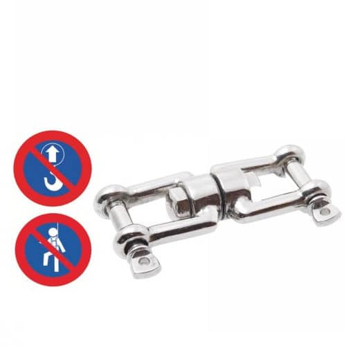 5 Emérillons à Manille 10 mm - Inox A4 - D-Work