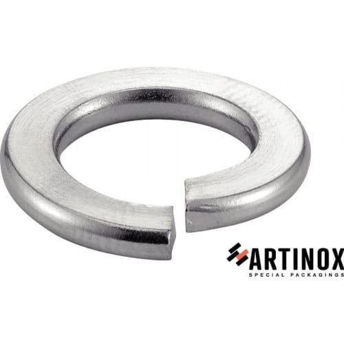 10 Rondelles Elastiques Grower 18 mm - DIN 127 B - NFE25-515 - UNI 1751B - Inox A1 - D-Work