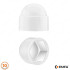 25 Caches Ecrous Hexagonaux Blancs - Ral 9010 M20 mm - Polyethylene - D-Work