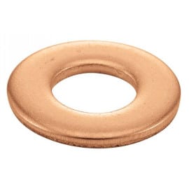 25 Rondelles plates moyennes M14 - Laiton - Norme NFE 25513 ISO 7089 - ACTON