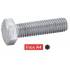 50 Vis à métaux tête hexagonale 10x50 mm - Laiton, norme DIN 933 - ACTON