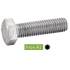 100 Vis à métaux tête hexagonale 3x30 mm - Laiton, norme DIN 933 - Filetage total - ACTON