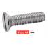 100 Vis à métaux tête fraisée fendue 5x25 mm - Laiton, norme DIN 963 - ACTON