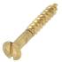 500 Vis à bois tête fraisée fendue 2x12 mm - Laiton, norme DIN 97 - Fixation durable - ACTON