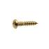 500 Vis à bois tête ronde fendue 2,5x20 mm - Laiton, norme DIN 96 - ACTON