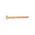 100 Vis à Bois Tête Ronde Fendue 3 x 20 mm - DIN 96 - NFE25-606 - UNI 701 - Laiton - D-Work