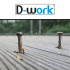 Secchio da 500 viti da ponte in acciaio inox A2, testa dentellata ridotta, TX25, D. 5 x 70 mm + punta complementare - D-Work