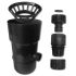 PVC Rainwater Collector for Gutter D. 100 mm with ABS Fittings (Grey Black) - D-Work