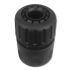 Récupérateur Collecteur Eau de Pluie PVC pour Gouttière D. 100 mm avec Raccords ABS (Gris Noir) - D-Work