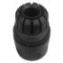 Récupérateur Collecteur Eau de Pluie PVC pour Gouttière D. 100 mm avec Raccords ABS (Marron) - D-Work