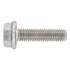 200 Vis à Métaux Tête Hexagonale à Embase Crantée 5 x 20 mm - DIN 6921 - Inox A2 - D-Work