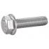 200 Vis à métaux tête hexagonale embase crantée 5x25 mm - Inox A2, norme DIN 6921 - Résistantes et durables - ACTON