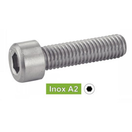 200 Vis à métaux tête cylindrique 5x22 mm - Inox A2, norme DIN 912 - ACTON