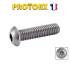 50 Vis à métaux tête bombée 10x70 mm - Inox A2, norme ISO 7380-1 - Résistantes et durables - ACTON