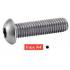 50 Vis à métaux tête bombée 10x60 mm - Inox A2, norme ISO 7380-1 - Résistantes et durables - ACTON