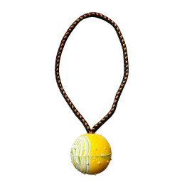 Pelota de Recobro/Motivación D. 60 mm Cuerda con Mango de Goma para Deportes Caninos - 748 - - Perros ABC Sport Klin