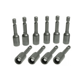 10 Bits Magnetische Steckschlüssel 8x65mm x Q.6,35 mm (1/4") - 700285 - Beast