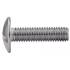 200 Vis à métaux tête ronde large 4x20 mm - Inox A2, norme NFE 25-129 - Résistantes et durables - ACTON