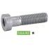 200 Vis à Métaux Tête Cylindrique Réduite Six Pans Creux avec Trou de Guidage 5 x 12 mm - DIN 6912 - Inox A2 - D-Work