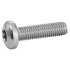 200 Vis à Métaux Tête Cylindrique Basse Six Lobes 5 x 8 mm - ISO 14580 - Inox A2 - D-Work