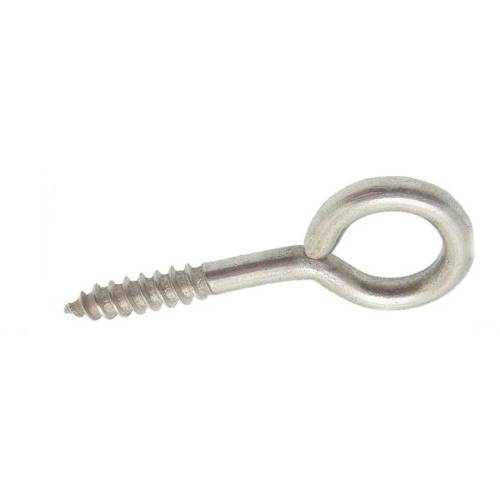 100 Pitons à Filetage Bois 4 x 30 mm - Inox A2 - D-Work