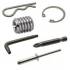 200 Pitons à filetage bois 2,5x10 mm - Inox A2 - Résistants et durables - ACTON