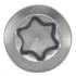 100 Vis pour Terrasse Tête Fraisée Réduite Six Lobes Simple Filet 5 x 70 mm - Inox A2 - D-Work