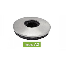 100 Rondelles d’étanchéité 5,5-6,3 mm - Inox A2 avec joint EPDM - Résistantes et durables - ACTON