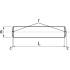 200 Goupilles Cylindriques 1.5 x 4 mm - DIN 7 - ISO 2338 - NFE27-484 - UNI 1707 - Inox A1 - D-Work