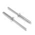500 Rivets Aveugles Tête Plate Tout Inox 3 x 6 mm - ISO 15983 - DIN 7337 - Inox A2 - D-Work
