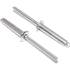 500 Rivets aveugles tête plate 3,2x8 mm - Inox A2, norme ISO 15983 - Résistants et durables - ACTON