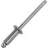 500 Rivets aveugles tête plate 4x6 mm - Inox A2, norme ISO 15983 - Résistants et durables - ACTON