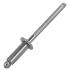 500 Rivets aveugles tête plate 4x16 mm - Inox A2, norme ISO 15983 - Résistants et durables - ACTON