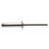 500 Rivets Aveugles Tête Plate Alu/Inox 3.2 x 10 mm - Inox A2 - D-Work