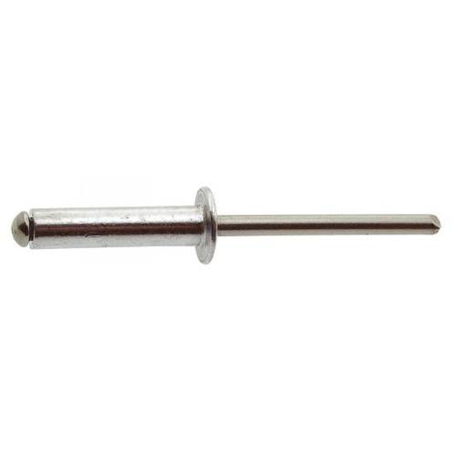 500 Rivets aveugles tête plate 4x8 mm - Alu/Inox A2 - Résistants et durables - ACTON