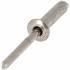 500 Rivets aveugles tête plate 4x10 mm - Alu/Inox A2 - Résistants et durables - ACTON