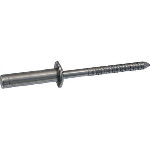 500 Rivets étanches tête plate 4x12 mm - Inox A2, norme ISO 16585 - Résistants et durables - ACTON