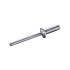 250 Rivets Aveugles Tête Plate Alu/Inox 4.8 x 25 mm - Inox A2 - D-Work