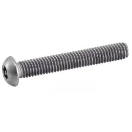 100 Vis tête bombée six pans creux inviolable 6x40 mm - Inox A2, norme ISO 7380 - Sécurité et durabilité - ACTON