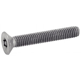 100 Vis à métaux tête fraisée 5x50 mm - Inox A2, DIN 7991 - Inviolables avec téton central - ACTON