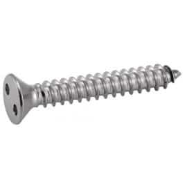 100 Vis à tôle tête fraisée inviolable 4,2x38 mm - Inox A2, norme DIN 7982 - ACTON