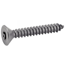 100 Vis à tôle tête fraisée 4,8x38 mm - Inox A2, DIN 7982 - Inviolables six lobes avec téton central - ACTON