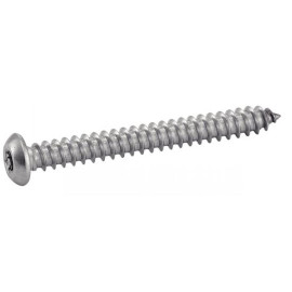 100 Vis à tôle tête bombée 4,2x13 mm - Inox A2, ISO 7380 - Sécurité inviolable - ACTON
