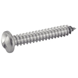 100 Vis à Tôle Tête Cylindrique Inviolable One Way 6.3 x 50 mm - TYPE DIN 7981 - Inox A2 - D-Work