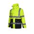 Parka Haute Visibilité de Travail Wellington – Taille S – Jaune Fluo – Sécurité et Confort - NINE WORTHS