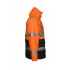 Parka Haute Visibilité de Travail Wellington – Taille L – Orange Fluo – Sécurité et Confort - NINE WORTHS