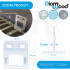 100 Spacers 3 mm Self-levelling For Tiles from 2 to 12,5 mm - Diamwood