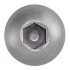 200 Vis à métaux tête bombée 3x8 mm - Inox A4, norme ISO 7380-1 - Résistantes et durables - ACTON