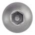100 Vis à métaux tête bombée 8x16 mm - Inox A4, norme ISO 7380-1 - Résistantes et durables - ACTON