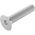 25 Vis à métaux tête fraisée six pans creux 14x30 mm - Inox A4, norme ISO 10642 - Résistantes et durables - ACTON
